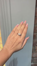 Asterica Asscher Solitaire Ring