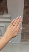 Classic Halo Diamond Ring in 18K Gold
