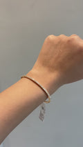 Serenelle Diamond Minimal Bracelet in 18K White Gold