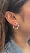 Izzari Éclat Diamond Hoop Earrings