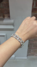 Celestia Diamond tennis Bracelet in 18K White Gold