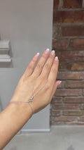 18K White Gold Diamond Finger Harness