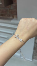 Amoura Diamond Love Bracelet in 18K Gold