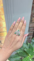 Snowflake Bloom Diamond Ring in 18K White Gold