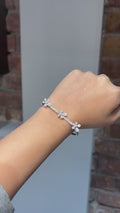 Jasmine Diamond Bracelet in 18K White Gold