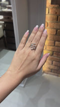 Majestic Diamond Statement Band Ring