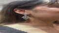 18K White Gold Diamond Chandelier Earrings