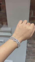 18K White Gold Diamond Tennis Bracelet