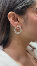 Celeste Vine Diamond Ear Climbers