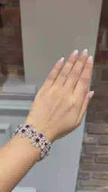 Éclipse Duo Diamond Bracelet in 18K White Gold