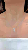 Minimal Diamond Pendant Necklace in 14K Gold