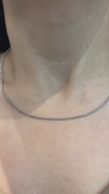 Luna Minimal Gold Necklace in 18K Gold | Luxury Fine Jewellery