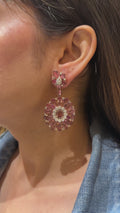 Rosé Peta Diamond Stud Earrings