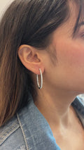 Izzari Trinity Diamond Minimal Stud Earrings