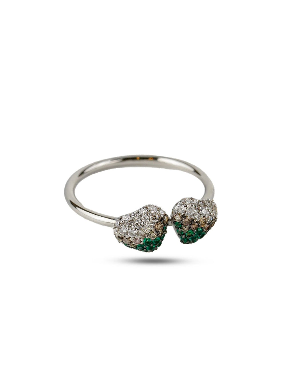 Verdant Duet Diamond Ring