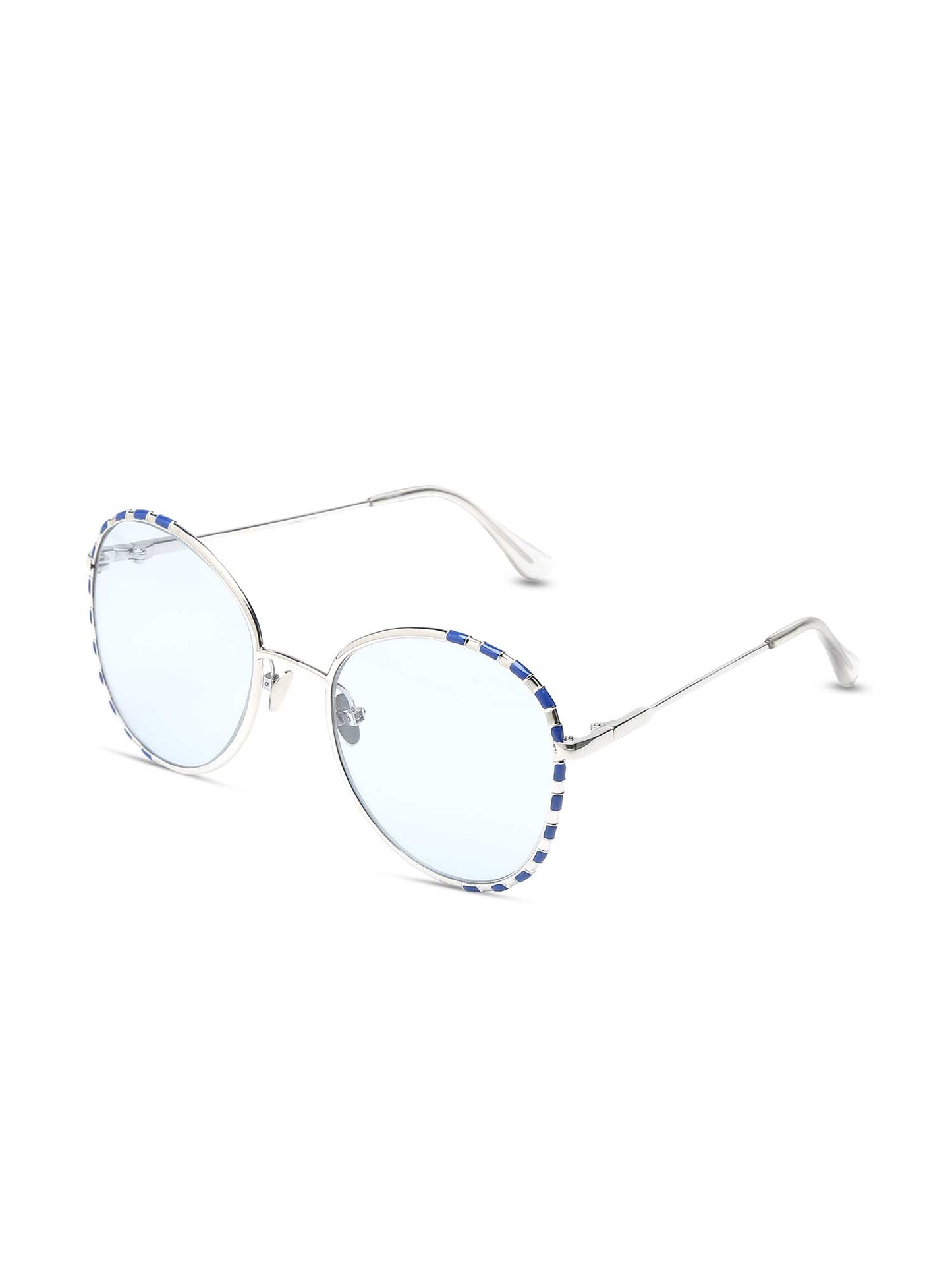 Blue Slotted Sunglasses