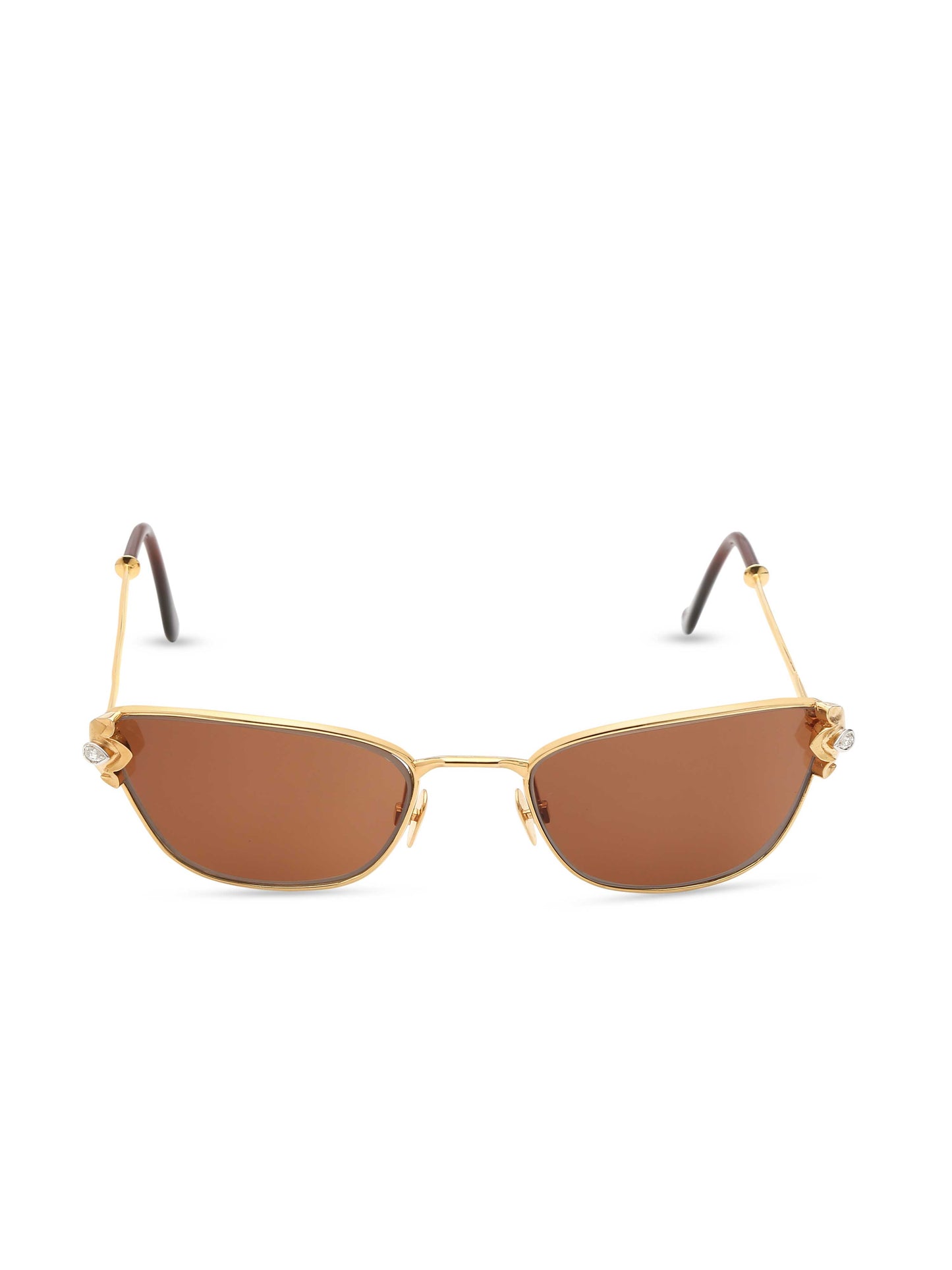 Golden Frosted Tulip Sunglasses